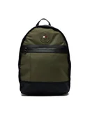 Plecaki - Tommy Hilfiger Plecak Th Blocked AM0AM12720 Khaki - miniaturka - grafika 1