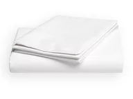 Prześcieradła - Prześcieradło hotelowe bawełniane białe gładkie 160x220 - miniaturka - grafika 1