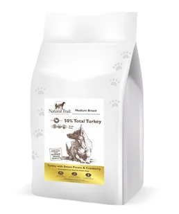 NATURAL TRAIL Dog GF Turkey with sweet potatoes & cranberry 12kg - Sucha karma dla psów - miniaturka - grafika 1