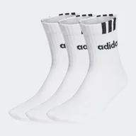 Skarpetki męskie - Skarpety za kostkę ADIDAS C 3S LIN 3P HT3437 – Biały - miniaturka - grafika 1