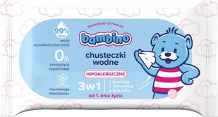 NIVEA Bambino Chusteczki wodne 3w1 hipoalergiczne  1 x 57 szt - Chusteczki nawilżane - miniaturka - grafika 1