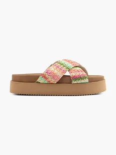 Roxy Płaskie klapki - Damskie - Kolor: Multicoloured - Rozmiar: 36 - Klapki i japonki damskie - miniaturka - grafika 1