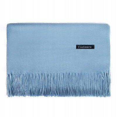 elegancki damski SZAL miękki jak kaszmir SZALIK KLASYCZNY GŁADKI 200x66cm