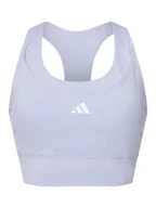 Bielizna sportowa damska - adidas Biustonosz sportowy Run Pocket JI5991 Fioletowy Slim Fit - miniaturka - grafika 1