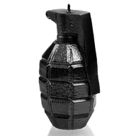Świece - Świeca Grenade  Black Metallic Big - miniaturka - grafika 1