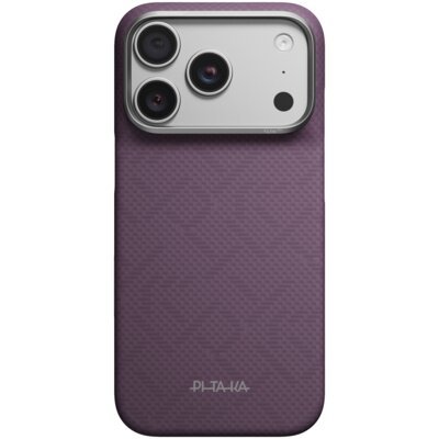 Etui PITAKA Edge Case PTK Weaving-Charoite MagSafe do Apple iPhone 17 Pro/18 Max Fioletowy