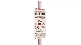 Eaton Wkładka bezpiecznikowa NH000 40A gL/gG 500V 40NHG000B 40NHG000B - Bezpieczniki elektryczne - miniaturka - grafika 1