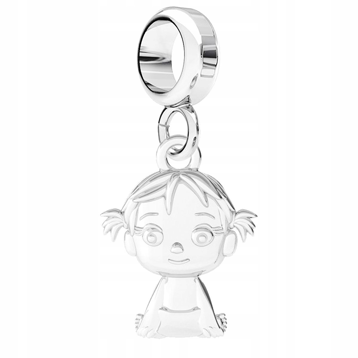 Charms Srebrny Dziewczynka Family Rodzina Dziecko Córka Bobas SREBRO 925