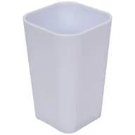 Akcesoria łazienkowe - Fala Kubek na kosmetyki Cuboid Biały - miniaturka - grafika 1