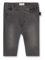 Spodenki dla niemowląt - Sanetta Kidswear Dżinsy w kolorze antracytowym - miniaturka - grafika 1