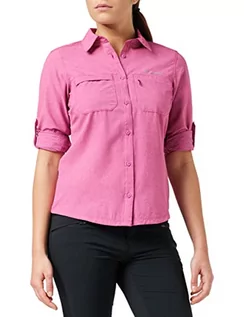 Bluzki damskie - Columbia Damska bluzka koszulowa Irico damska różowy Haute Pink Heat XS - grafika 1