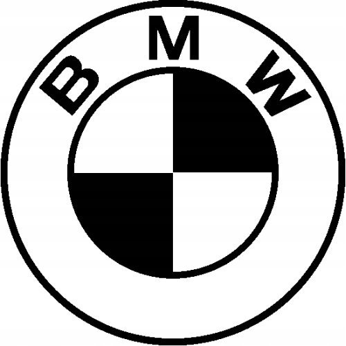 Naklejka Uv Wypukła Ozdobna DTF UV Aplikacja M Pakiet Bmw 4