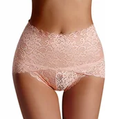 Majtki damskie - MAJTKI DAMSKIE KORONKOWE WYSZCZUPLAJĄCE FIGI Z KORONKĄ WYSOKI STAN - miniaturka - grafika 1