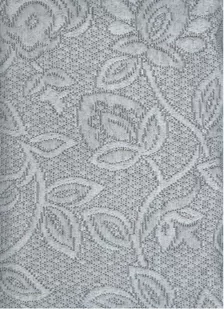 Greno Narzuta Żakard 70x160 Flower Stalowa NA-ZAK-070-FLST - Narzuty - miniaturka - grafika 1