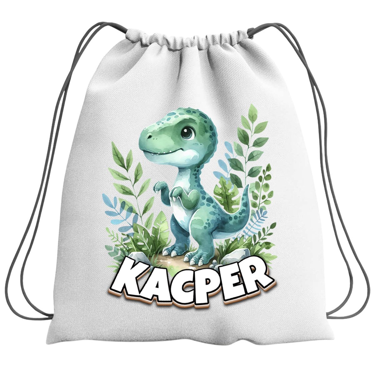 Plecak Worek Dinozaur Dinozaury Rex Szkolny Na Buty WF Obuwie Z Napisem