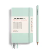 Notesy i bloczki - Notatnik Leuchtturm1917 Pocket A6, twarda oprawa, linie, Mint Green - miniaturka - grafika 1
