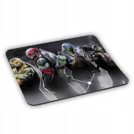 Podkładki pod mysz - PODKŁADKA POD MYSZ Wojownicze Żółwie Ninja + Imię - miniaturka - grafika 1