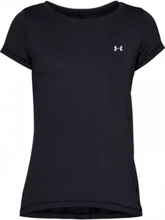 Damska koszulka treningowa Under Armour Tech Mesh SS - czarna - Koszulki i topy damskie - miniaturka - grafika 1