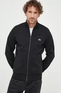 Lacoste bluza męska kolor czarny gładka - Bluzy męskie - miniaturka - grafika 1