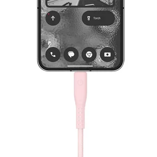 ENERGEA kabel Flow USB-C - USB-C 1.5m różowy/pink 240W 5A PD Fast Charge - Kable - miniaturka - grafika 4