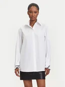 Koszule damskie - KARL LAGERFELD Koszula A3W11023 Biały Regular Fit - miniaturka - grafika 1