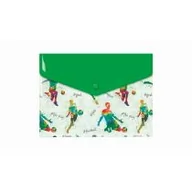 Teczki i skoroszyty - Biurfol Teczka koperta A5 PP football - miniaturka - grafika 1