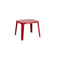 Stoły ogrodowe - Stolik plastikowy TAVOLO BABY czerwony - miniaturka - grafika 1