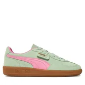 Sneakersy męskie - Sneakersy Puma Palermo 396463 02 Zielony - miniaturka - grafika 1