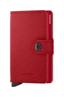 Portfele - Secrid portfel damski kolor czerwony - miniaturka - grafika 1