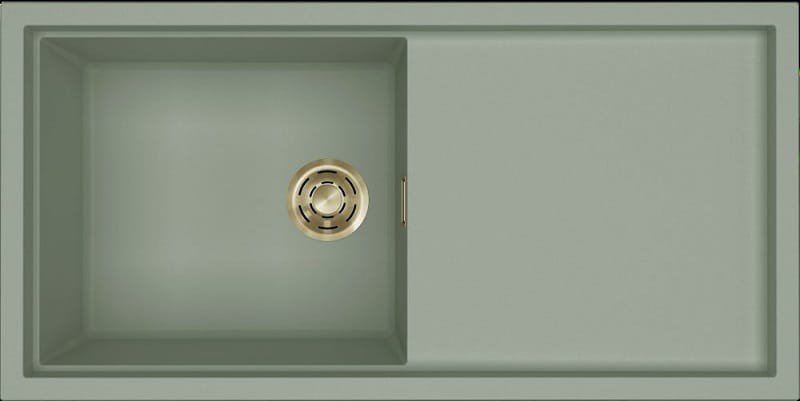Zlew ELLECI SINTESI 480 K82 + złoty odpływ