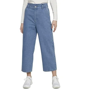 Spodnie damskie jeansowe Tom Tailor Paperbag kuloty 7/8-M - Spodnie damskie - miniaturka - grafika 1