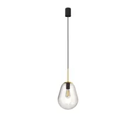 Lampy sufitowe - Nowodvorski PEAR S 8673 lampa wisząca zwis 1x40W E27 Czarny - miniaturka - grafika 1