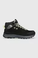 Buty trekkingowe damskie - The North Face buty Cragstone Leather Mid WP damskie kolor czarny - miniaturka - grafika 1