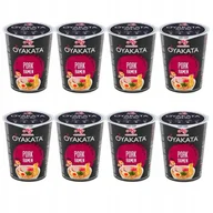Zupy w płynie - Oyakata Zupka Chińska Makaron Pork Ramen Zupa Błyskawiczna ZESTAW 8 szt. - miniaturka - grafika 1