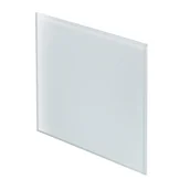 Kratki wentylacyjne - Panel Trax Glass 125 biały matowy - miniaturka - grafika 1