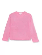 Torby męskie - VERO MODA Damski sweter Vmsayla Fold Ls O-NCK Girl Noos sweter z dzianiny, Saszetka różowa, 42-44 - miniaturka - grafika 1