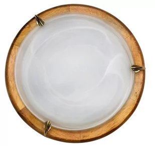 Candellux DUNA LAMPA SUFITOWA PLAFON36 DĄB ALABASTER 2X60W - Lampy sufitowe - miniaturka - grafika 1