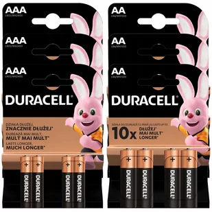 BATERIE ALKALICZNE DURACELL 12x AA LR6 + 12x AAA LR03 - Baterie i akcesoria - miniaturka - grafika 1