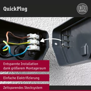 Paulmann słupek oświetleniowy LED Kimu 1, antracyt, 3000 K - Lampy ogrodowe - miniaturka - grafika 3