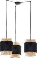 Lampy sufitowe - Lampa wisząca Orno LANA 3P, lampa wisząca, E27 max.60W, czarna - miniaturka - grafika 1