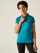 Koszulki sportowe damskie - Regatta Funkcyjna koszulka polo "Remex II" w kolorze niebieskim - miniaturka - grafika 1