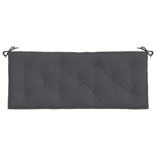 Poduszka na ławkę ogrodową, antracytowa, 120x50x7 cm, tkanina - Poduszki ogrodowe - miniaturka - grafika 5