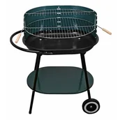 Grille - Activa Grill ruchomy owalny zielony, 62x42 cm - miniaturka - grafika 1