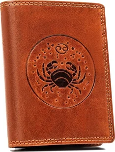 Peterson Duży, skórzany portfel męski z wytłoczonym znakiem zodiaku - Peterson NoSize - Portfele - miniaturka - grafika 1