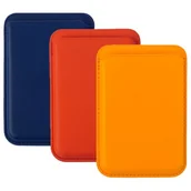 Portfele - Etui portfel 4SMARTS Magnetic RFID MagCase Niebieski/Czerwony/Żółty (3 sz.) - miniaturka - grafika 1