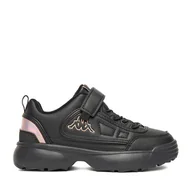 Buty dla dziewczynek - Sneakersy Kappa CEO-SS24-3CK10 Czarny - miniaturka - grafika 1