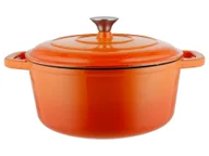 Garnki - SILVERCREST® Garnek żeliwny, ⌀ 26,5 cm (Pomarańczowy) - miniaturka - grafika 1