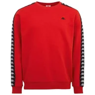 Bluzy męskie - Bluza męska Kappa Jerg czerwona 310007 18-1550-XL - miniaturka - grafika 1