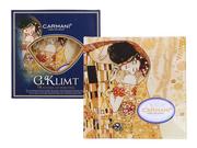 Wazony i flakony - Talerz dekoracyjny G Klimt Pocałunek 13x13cm - miniaturka - grafika 1