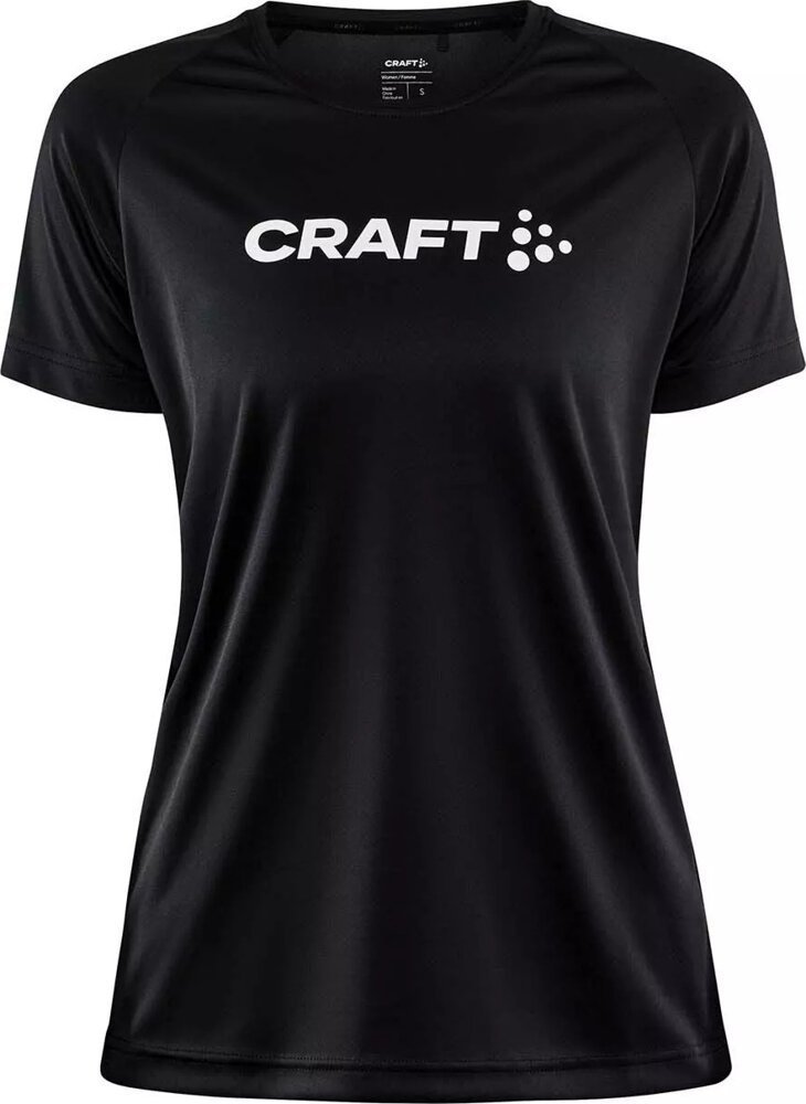 Damska koszulka Craft CORE UNIFY LOGO TEE W czarny rozmiar M